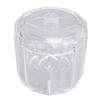 Cotton Swab Holder with Lid Clear Dust Proof Waterproof 3