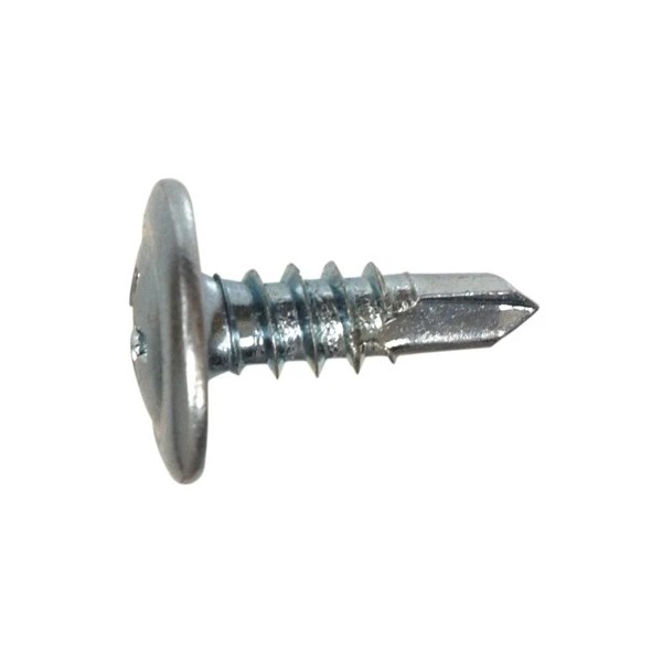 Hillman Fasteners Zinc Truss Head Self-Drilling Point Lath Screws, #8