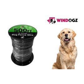 Bamboo Voyage Dog Fence Wire for Electric Dog Fence System, 18 Gauge Pro Grade Wire, Easy to Install, Compatible with reputable Underground Fence Brands, Durable and Thick Wire 500 FT