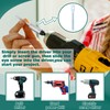 MorningRo 100 Pcs Eye Lag Screws and 1 Pcs Driver