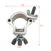2 Pcs DJ Lighting Clamps 1-1/4" - 1-3/8" Lighting Mount