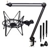 Samson SP04TB Microphone Spider Black + Keepdrum MS138 Articulated Arm