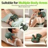 Neck and Shoulder Massager with Heat, Wireless 4D Shiatsu Neck