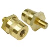 2pcs Battery Terminal Connector, Auto battery Terminal Brass Post Adapter,