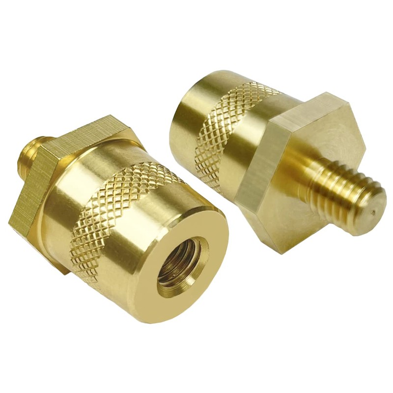 2pcs Battery Terminal Connector, Auto battery Terminal Brass Post Adapter,