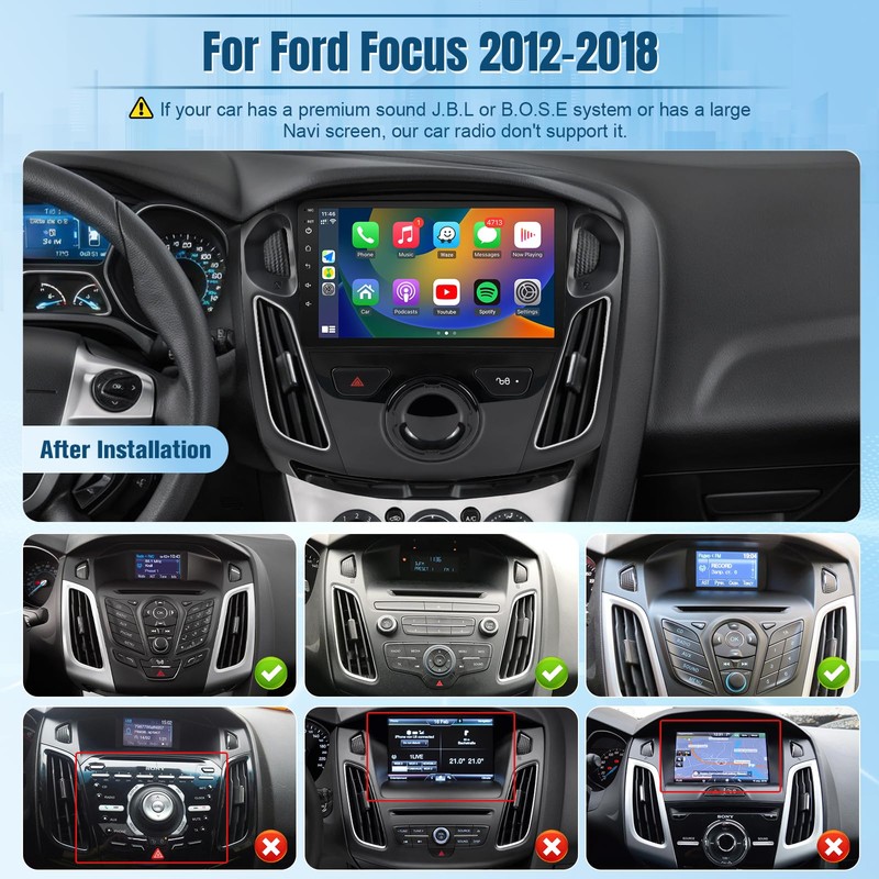 Naifay Android Car Radio for Ford Focus 2012 2013 2014