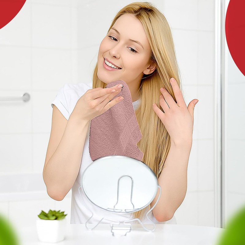 RIVERSIDE 12-Pack Premium 100% Cotton Face Washcloths, 12 x 12