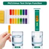 Homcoice pH Meter Digital pH/Litmus Test Strip/Temp Multifunction pH Tester,