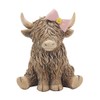 The Leonardo Collection Happy Highland Cow - Pretty in Pink