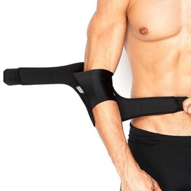 Elbow Brace, Adjustable Elbow Support, Breathable Sports Protection, Compression Elbow Support, Arm Wrap Pad for Tendonitis, Tennis, Golf, Elbow Treatment (One Pair)