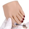 Yeefairy Realistic Silicone Fake Half Foot Female Nursing Mannequin Foot