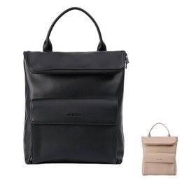 Women Office Laptop Backpack Vegan Leather Work Bag 13 Inch Business Travel Bag Large Capacity Waterproof Daypack