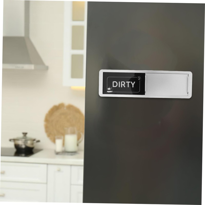 Gadpiparty Magnet Clean Dirty Sign Panda Pattern Dishwasher Indicator for