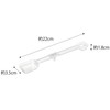 Yamazaki 6923 Magnetic Measuring Spoon, White Size (W x D