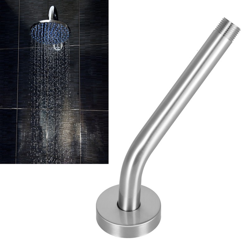 Shower Head Arm Stainless Steel Round Concealed NPT Shower Head