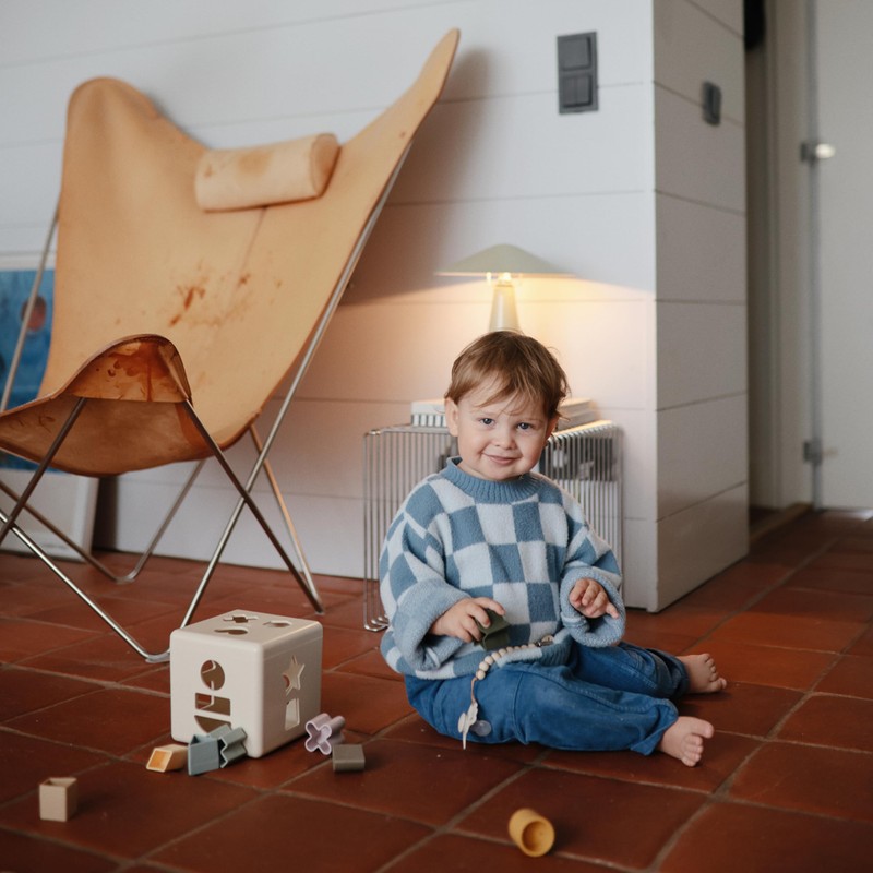 mushie Shape Sorting Box (Original) | Educational Learning Toy for