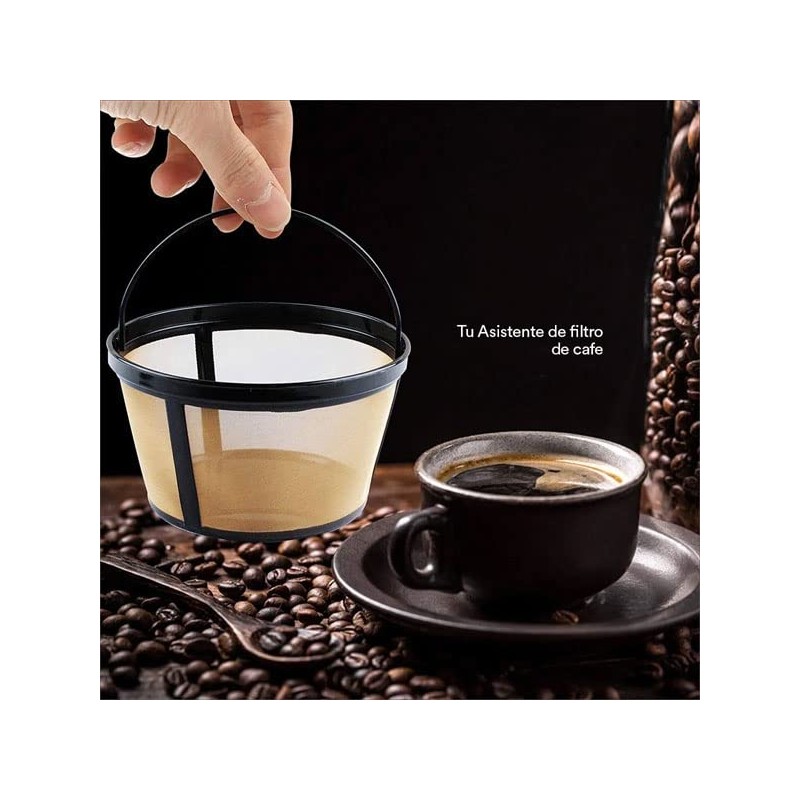 Filtro de Café Permanente Reutilizable de Camasta Para Cafeteras de