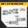 VIVIDA 1-3/8" Chain Link Fence Gate Hinge Kit, Include Female