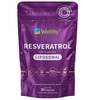 Wellthy Resveratrol Liposomal Cápsulas Entrega Optimizada Mas Alta Biodisponibilidad Cápsula