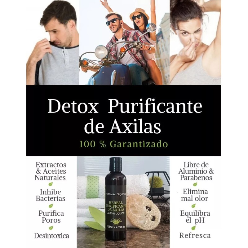 Fortaleza Orgánica/Blen Kit Desodorante Y Jabón Purif.axilas-elimina El Mal Olor