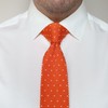 THE GENTS LAB Men's Square End Knitted Neck Tie With