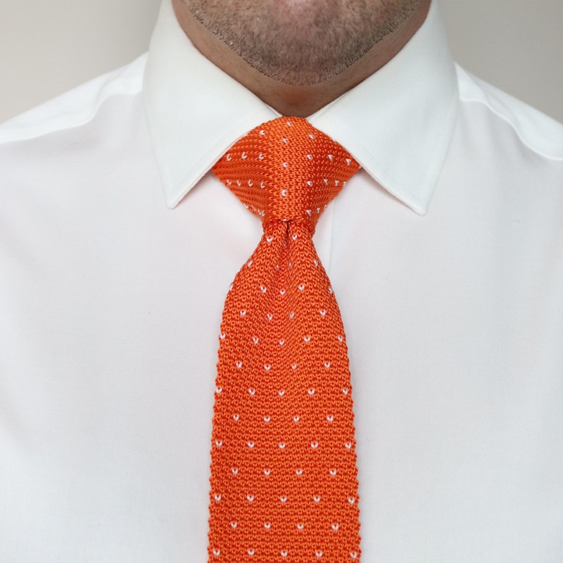 THE GENTS LAB Men's Square End Knitted Neck Tie With
