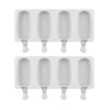 Ice Cream Mold Reusable Smooth Surface Soft Silicone Safe Easy