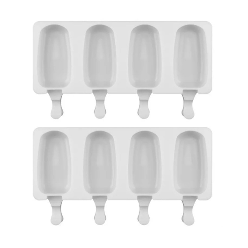 Ice Cream Mold Reusable Smooth Surface Soft Silicone Safe Easy