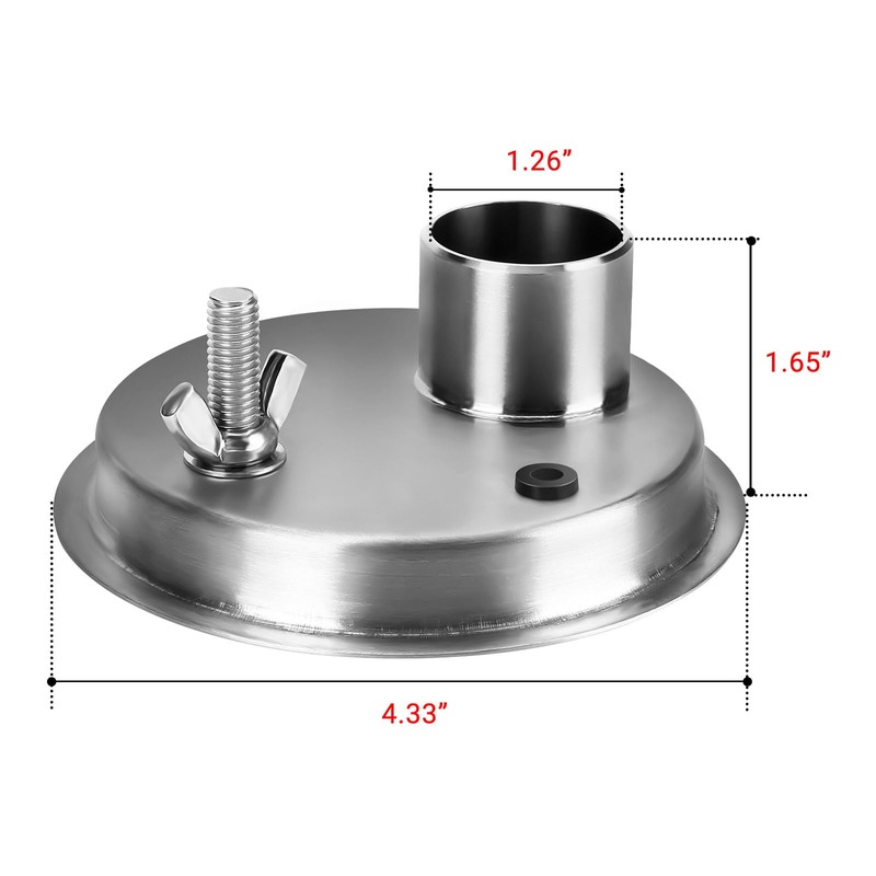 Universal Bowl Adaptor, Standard Adapter for Big Green Egg, WSM,