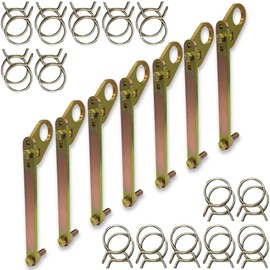Steel Target Hanger - Set of 7 AR500 Hangers 1000pfe - AR500 Target Mount - Steel Target Hanging Kit - Hanging Targets for Shooting - Metal Target Hanger