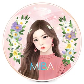 Miba King Cushion Foundation Season 2 25g, Shade 21 Bright Skin, 1 Piece