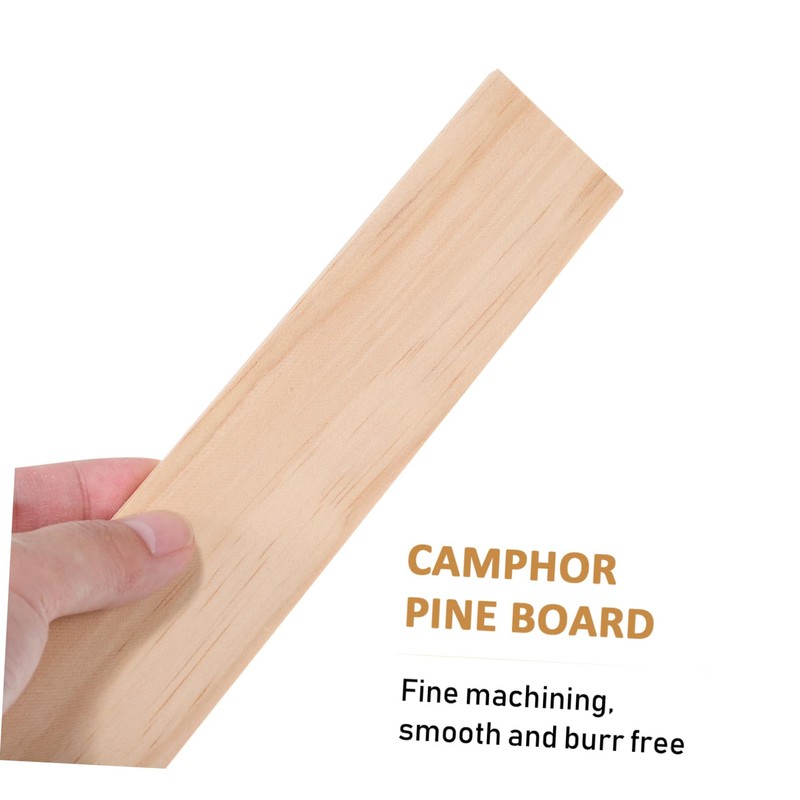 Gatuida 12pcs Unfinished Rectangle Wood Boards for Crafts for Painting