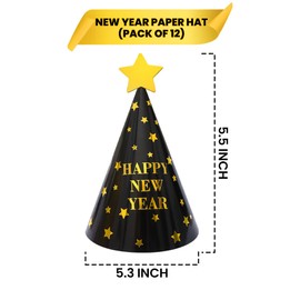KatchOn, Happy New Years Hats - New Year Eve Party Hats And Decorations 2026 | Happy New Years Eve Party Supplies 2026 | NYE 2026 Decoration, New Year Decorations 2026 | NYE Hat 2026
