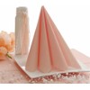 50 Apartina Napkins Fabric-Like Airlaid, Plain, Peach, Size 33 x
