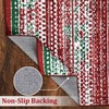 CAREMEE Christmas Area Rug 8x10 Non Slip Washable Rug Boho