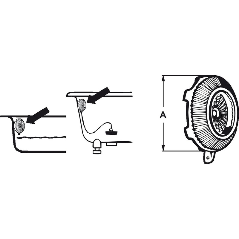 CORNAT T321120 Collar f. Bath tub Overflow