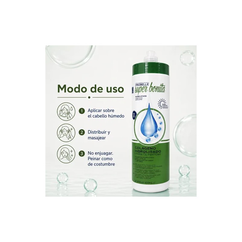 Crema Para Peinar Colágeno Hidrolisado 800ml