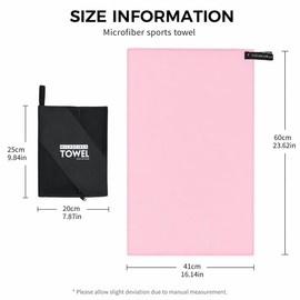 Kemay Premium Microfibre Towel - Quick Dry, Super Absorbent & Lightweight - Compact Travel Towel for Gym, Beach, Yoga, Swimming & Camping - Fast Drying Microfiber Bath & Hand Towels