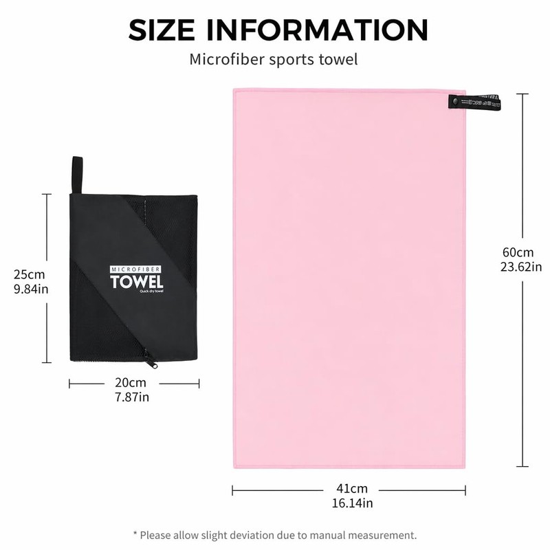 Kemay Premium Microfibre Towel - Quick Dry, Super Absorbent &
