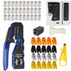 LEATBUY RJ45 Crimp Tool Kit CAT6 CAT5 Crimping Tool Set,