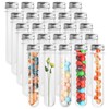50 Pack 85ML Plastic Tubes with Caps, 150x30mm Plastic Clear
