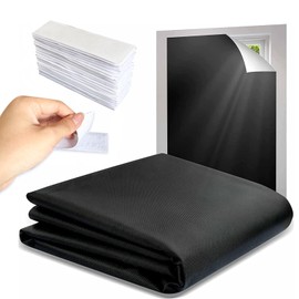 Window Blackout, Skylight Blackout, Indoor Sun Protection Window, No Drilling, Blackout Film, Thermal Film, Sold by the Metre for Bedroom (3 m x 1.5 m)