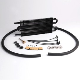 GRAND ORANGE Universal 19 Row AN10 Engine Transmission Oil Lines Oil Cooler Kit Compatible with LS1 LS2 LS3