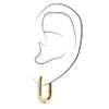 Traveller Creole Earrings Stainless Steel Various Colours, Stainless Steel