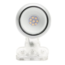 Newhouse Lighting NHCLP-JO-WH Joe LED Clip On Lamp & Reading Spotlight Perfect For The Office, Study & Bedroom, White