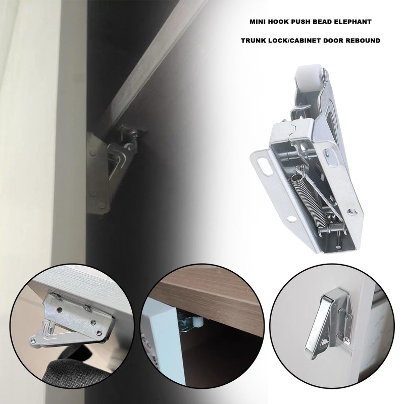 eMagTech 2PCS Automatic Spring Catch for Press to Open Loft