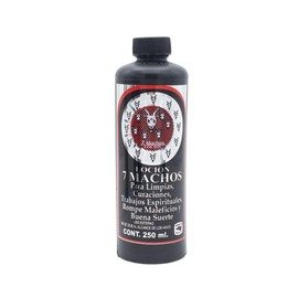 Loción esotérica | Para limpias espirituales | Elimina Malas energías | Atrae Abundancia | Limpieza Espiritual | 250 ml | Para Casa y Negocio (7 Machos)