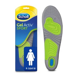 Scholl Women's Gel Activ Sport Insoles UK Size 3.5-7.5