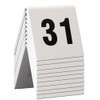 Securit Table Signs, Numbers 31-40, 4 x 4 x 5