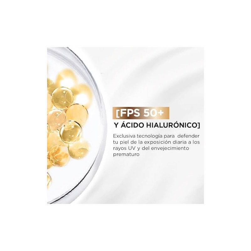 L'Oréal Paris Protector Solar Diario FPS50+ UV Defender Hidratación Intensa,